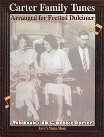 'Carter Family Tunes Arranged for the Fretted Dulcimer' Book Cover